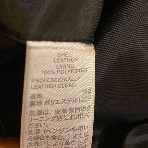 Halogen Mid-Length Leather Jacket - Picture 5 of 5